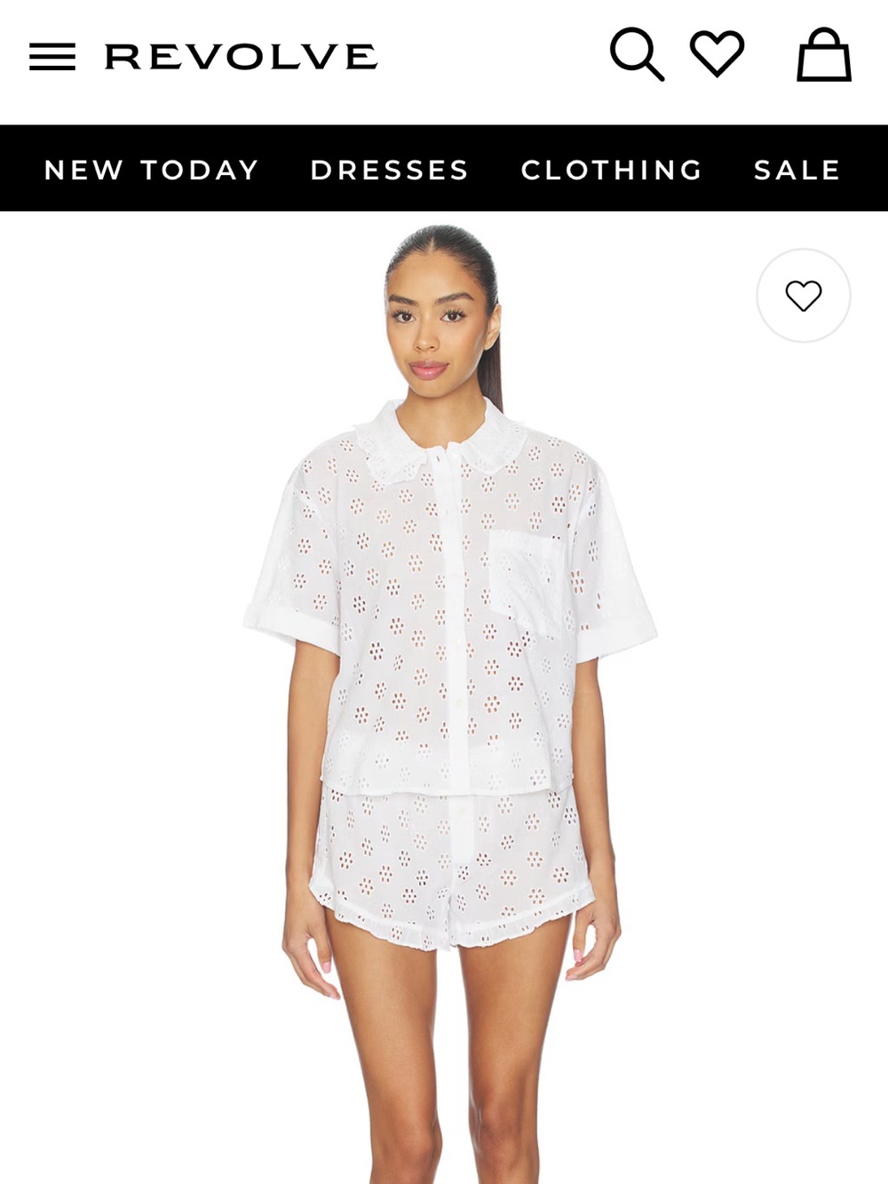 Brand new Ralph Lauren Eyelet Pajama Set